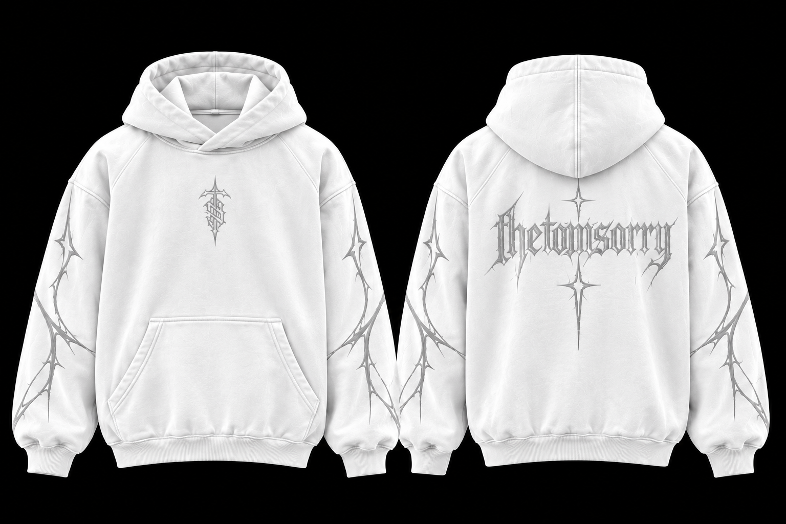 thetomsorry wordmark hoodie
